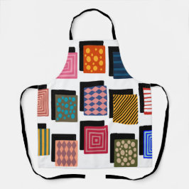 長方形と影 エプロン