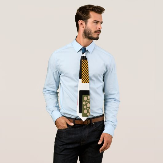 長方形と影 ネクタイ (インサイチュ)