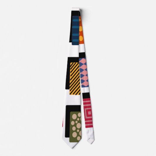 長方形と影 ネクタイ (正面)