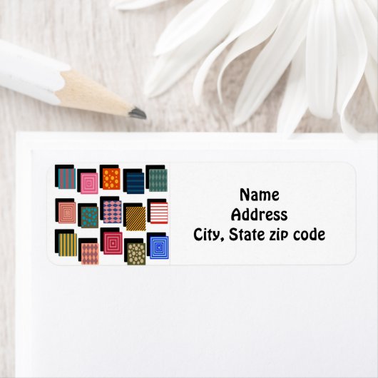 長方形と影 ラベル (インサイチュ)