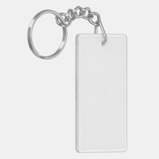 長方形に二重味方されたアクリルのKeychainを作って下さい キーホルダー (正面左)