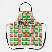 長方形のクリスマス エプロン (正面)