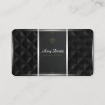 長方形のステッチでステッチされた黒い革