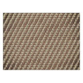 長方形のピースを刻み、斑点のある、黄金色の茶色 テーブルクロス (正面(横))