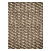 長方形のピースを刻み、斑点のある、黄金色の茶色 テーブルクロス (正面)