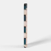 長方形のモダン建物の面 iPhoneケース (右側面)