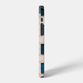 長方形のモダン建物の面 iPhoneケース (左側面)
