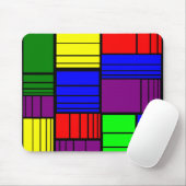 長方形を分割 マウスパッド (マウス)