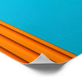 長方形カラフルの背景 ポスター (角)