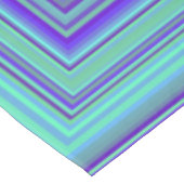 長方形グリーンターコイズパープルブルーアート テーブルクロス (アングル)