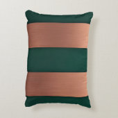 長方形コッパー緑AIアート アクセントクッション (裏面(縦))