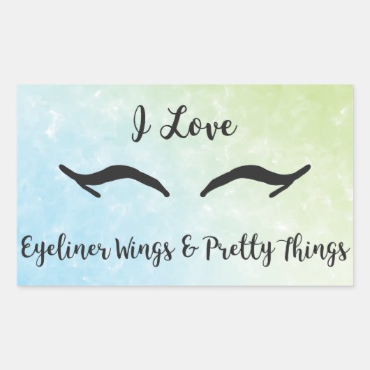 長方形ステッカー、マット、4.5 x 2.7インチ（シートo） 長方形シール (正面)