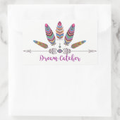 長方形ステッカー、光沢、4.5 x 2.7インチ（シート） 長方形シール (バッグ)