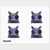 長方形ステッカー、光沢、4.5 x 2.7インチ（4インチ） 長方形シール (シート)