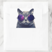 長方形ステッカー、光沢、4.5 x 2.7インチ（4インチ） 長方形シール (バッグ)