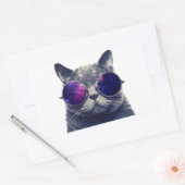 長方形ステッカー、光沢、4.5 x 2.7インチ（4インチ） 長方形シール (封筒)