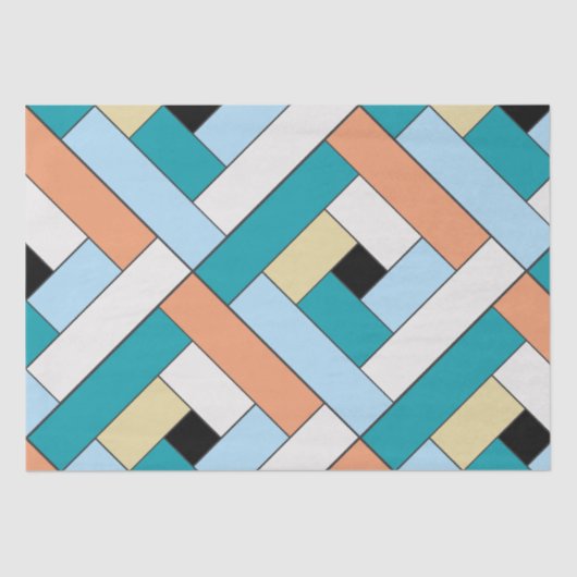 長方形パターン(ver10)とカスタム詳細 薄葉紙 (正面)