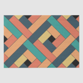 長方形パターン(ver2)と詳細 薄葉紙