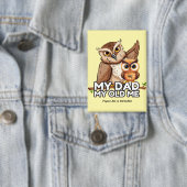 長方形ボタン：マイパパ旧名（黄色） 缶バッジ (インサイチュ)