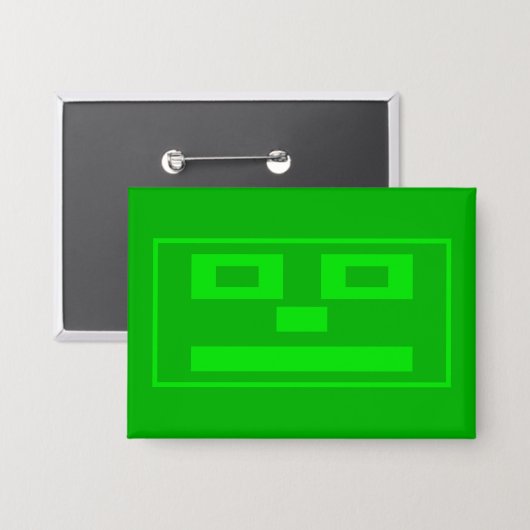 長方形ボタン 缶バッジ (正面/裏面)