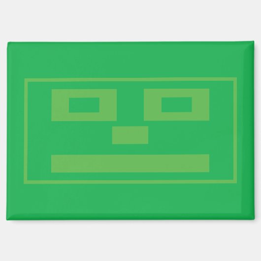 長方形マグネット マグネット (正面)