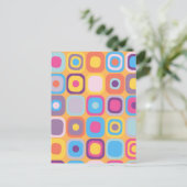 長方形モダンの名前31 ポストカード (スタンド正面)