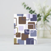 長方形モダンの名前5 ポストカード (スタンド正面)