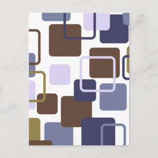 長方形モダンの名前5 ポストカード