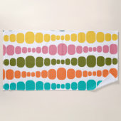 長方形モダンビーチタオル ビーチタオル (正面)