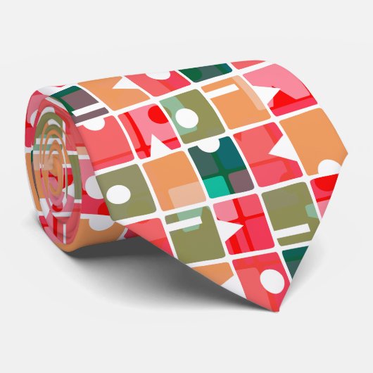 長方形抽象芸術120623 ネクタイ (ロール)