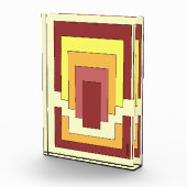 長方形数々の抽象芸術色(70sスタイル) フォトブロック (右)