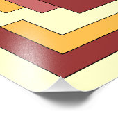 長方形数々の抽象芸術色(70sスタイル) フォトプリント            (角)