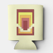 長方形数々の抽象芸術色(70sスタイル) 缶クーラー (裏面)