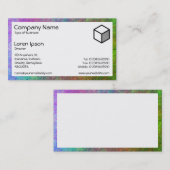 長方形 – カラフル海底 名刺 (正面/裏面)