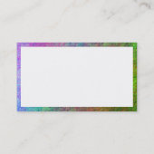 長方形 – カラフル海底 名刺 (裏面)