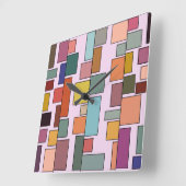 長方形 スクエア壁時計 (傾斜)