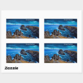 長方形 – ステッカー – 光沢のためのアイルランドの画像 (シート)