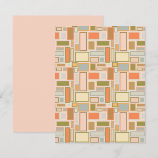 長方形 ノートカード (正面/裏面)