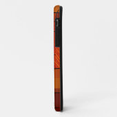 長方形、パッチワークパターン、ドードル。キルトの廃棄 Case-Mate iPhoneケース (裏面/左)