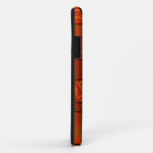 長方形、パッチワークパターン、ドードル。キルトの廃棄 Case-Mate iPhoneケース (裏面/右)