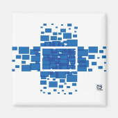 長方形 マグネット (正面)