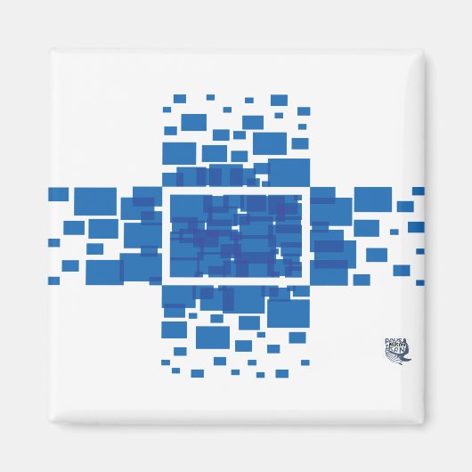 長方形 マグネット (正面)