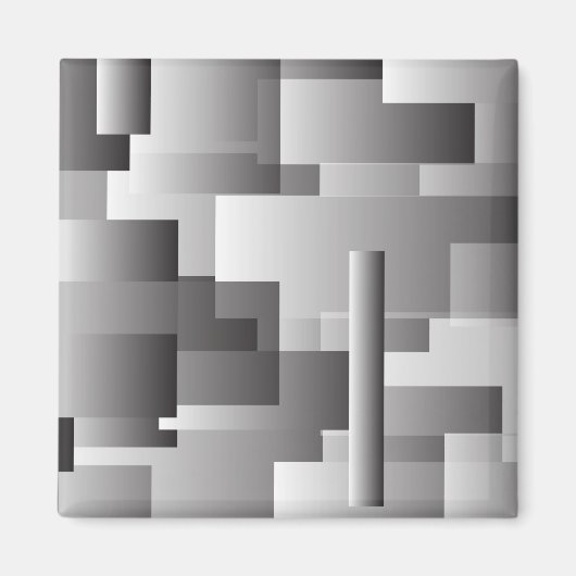 長方形 マグネット (正面)