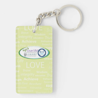 長方形(両面の) Keychain キーホルダー