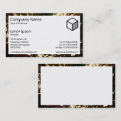 長方形 – 光ファイバ 名刺 (正面/裏面)