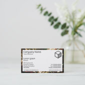 長方形 – 光ファイバ 名刺 (スタンド正面)