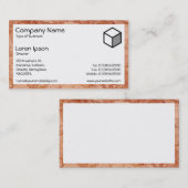 長方形 – 大理石02 名刺 (正面/裏面)