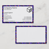 長方形 – 抽象芸術080716(2) 名刺 (正面/裏面)