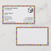 長方形 – 抽象芸術080716(7) 名刺 (正面/裏面)