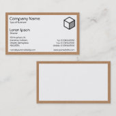 長方形-板紙箱 名刺 (正面/裏面)